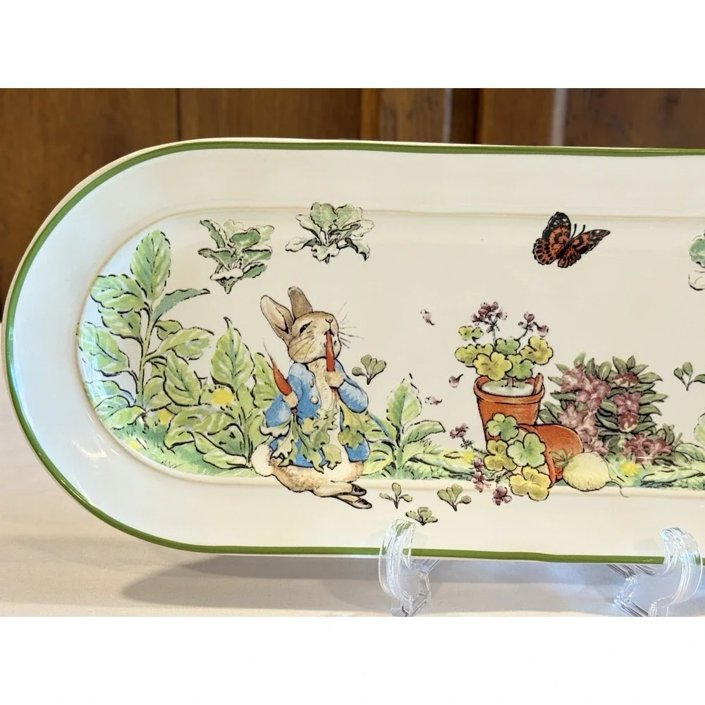Pottery Barn Beatrix Potter Cookie Tray Platter 15